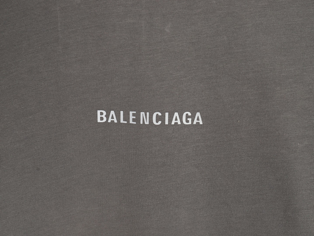 Ba*len*cia*ga logo reflective short sleeve t-shirt