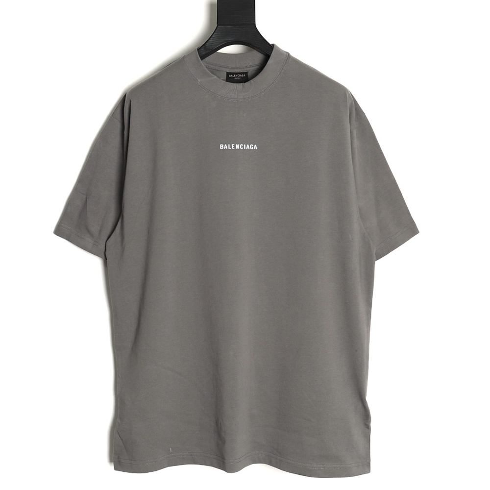 Ba*len*cia*ga logo reflective short sleeve t-shirt