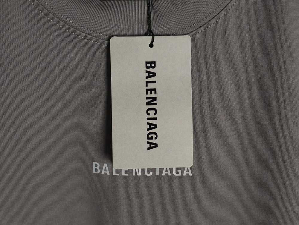 Ba*len*cia*ga logo reflective short sleeve t-shirt
