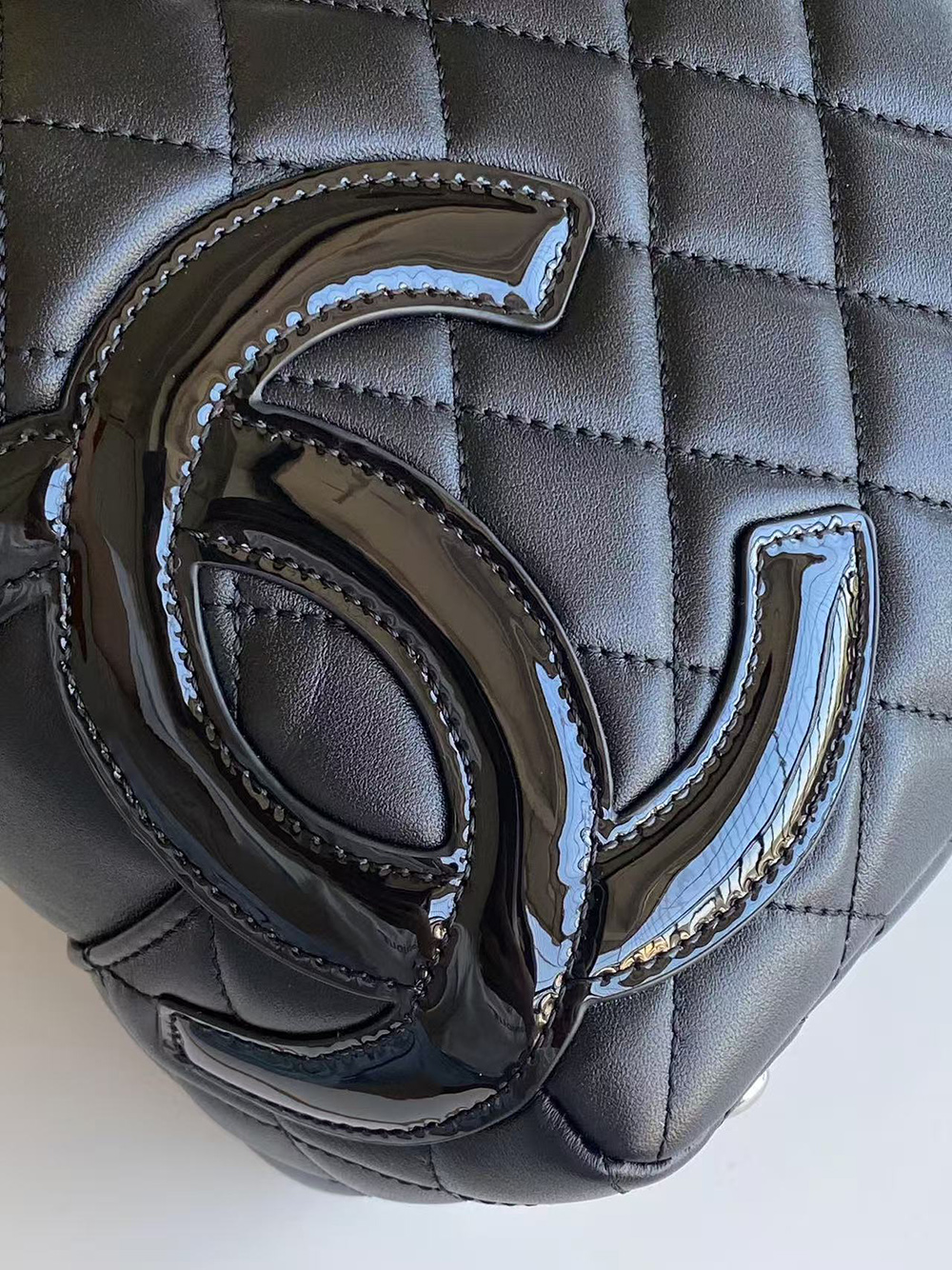 Ch*el cambon line bowling shoulder bags a25171 27*15*10cm