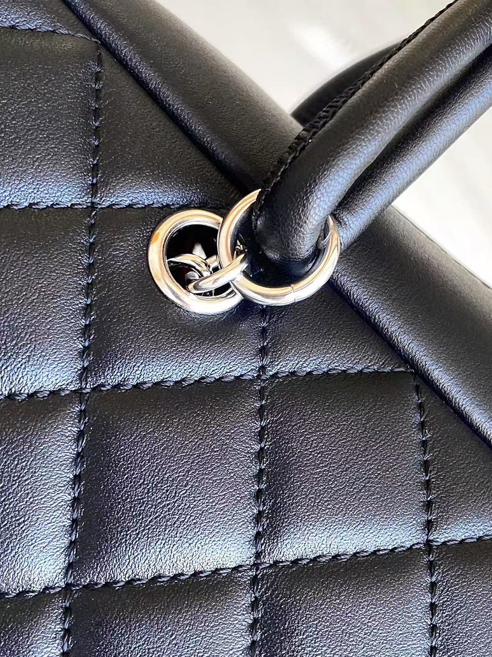 Ch*el cambon line bowling shoulder bags a25171 27*15*10cm