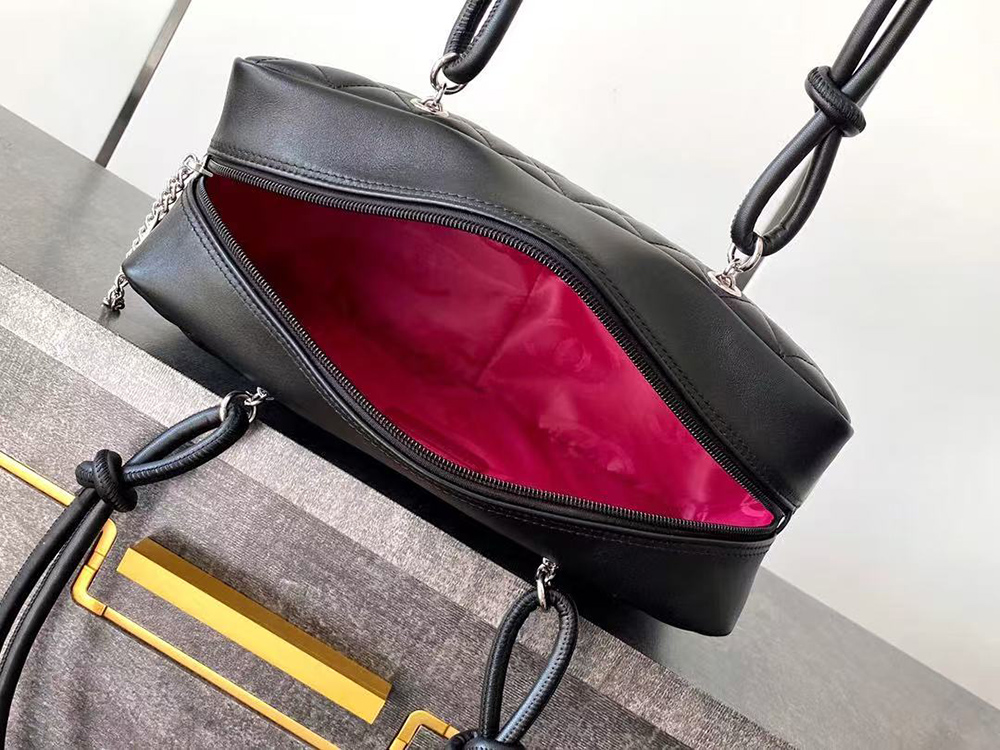 Ch*el cambon line bowling shoulder bags a25171 27*15*10cm