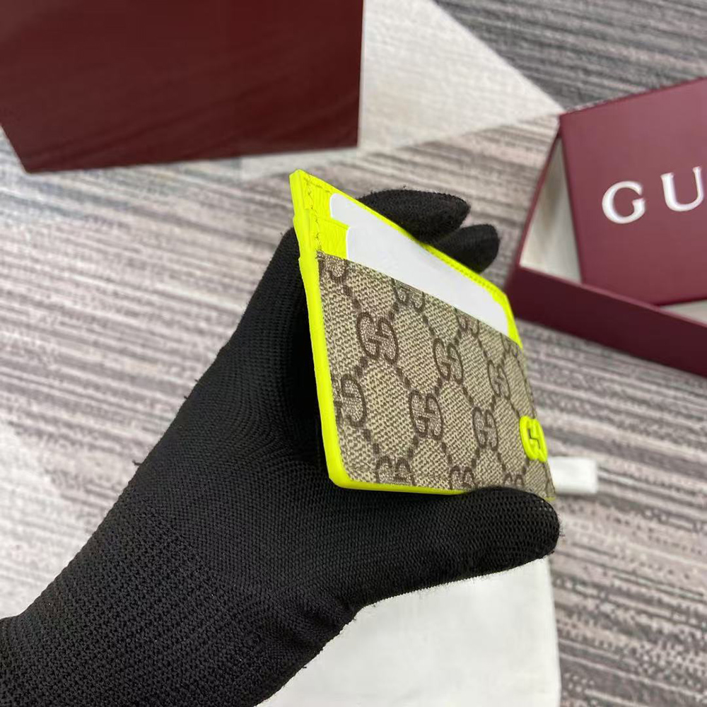 G*u*i bi-color gg card case 768248 11*7cm