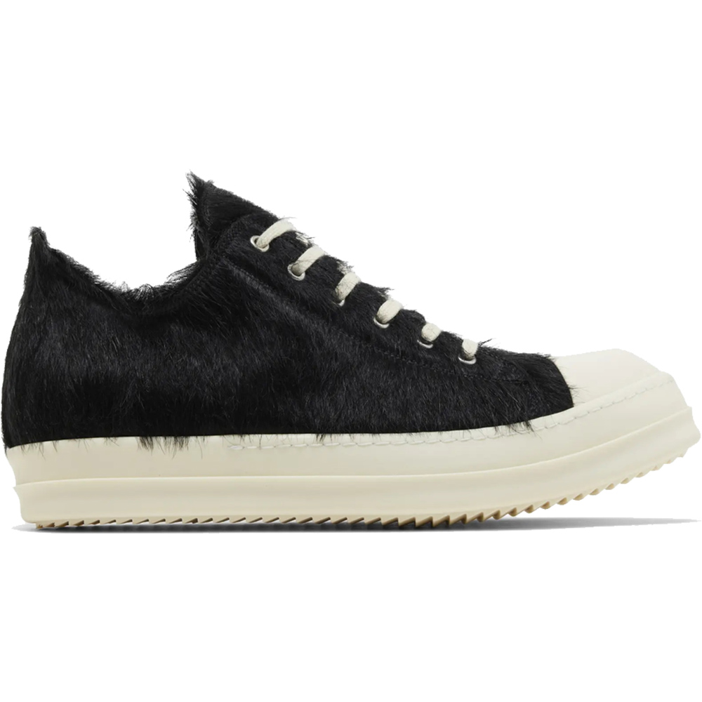 Rick Owens Strobe Low ''Black Cow Fur''