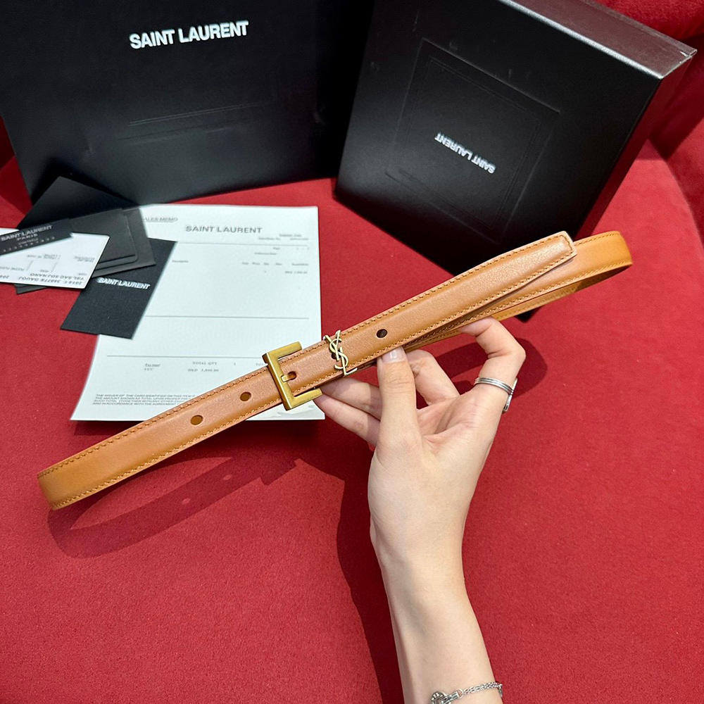 Sa**t Lau*nt cassandre thin belts 554465 20mm