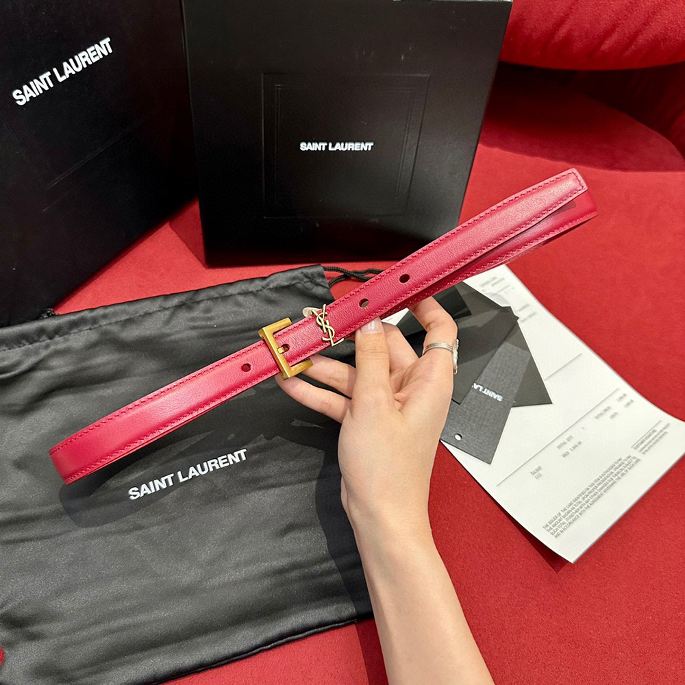 Sa**t Lau*nt cassandre thin belts 554465 20mm