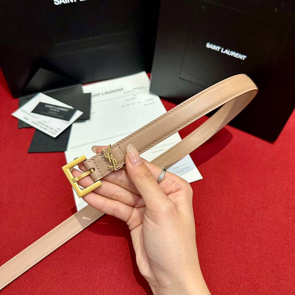 Sa**t Lau*nt cassandre thin belts 554465 20mm