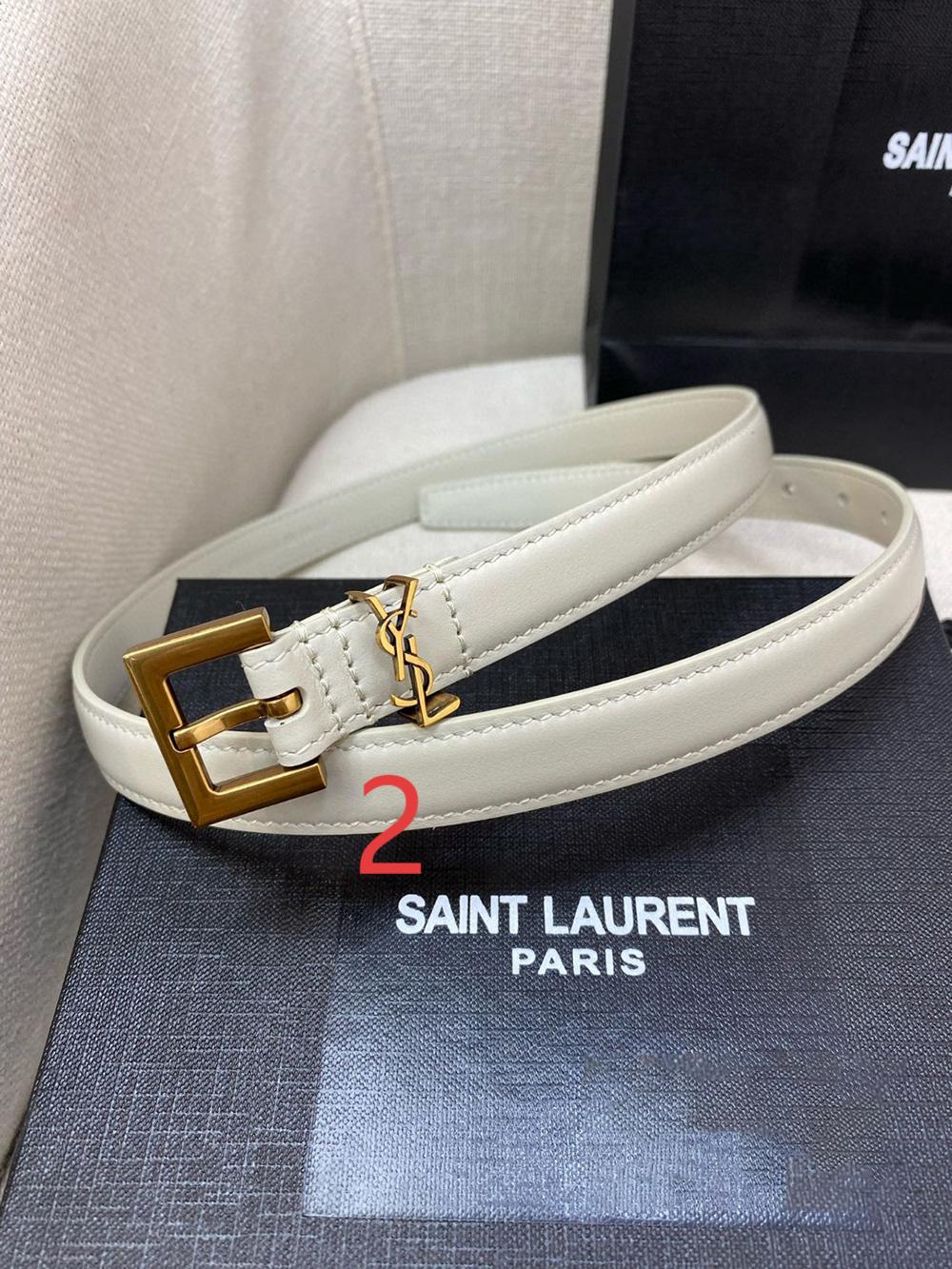 Sa**t Lau*nt cassandre thin belts 554465 20mm