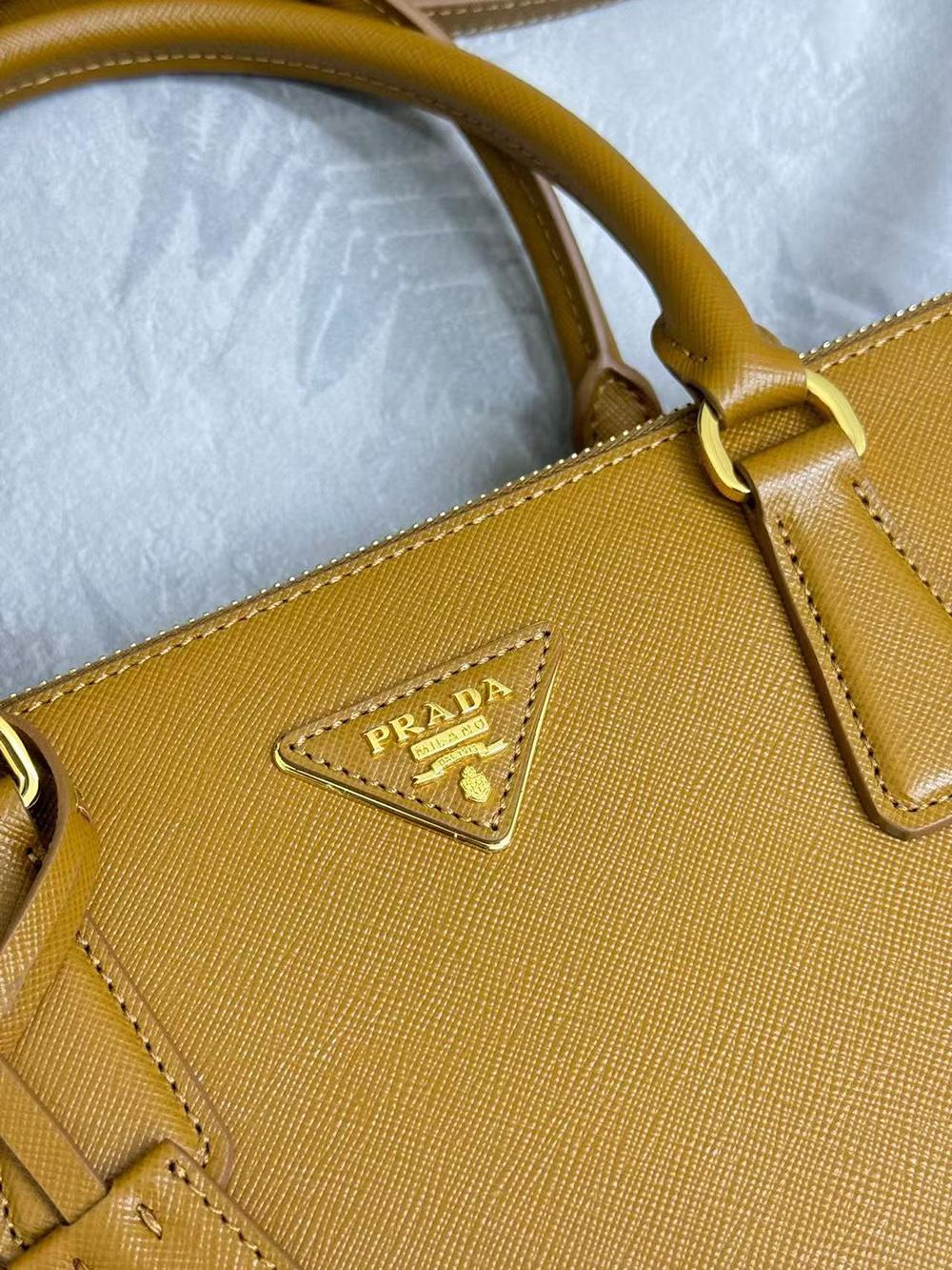 Pra*a galleria saffiano leather bags 1ba274 32*24*14cm