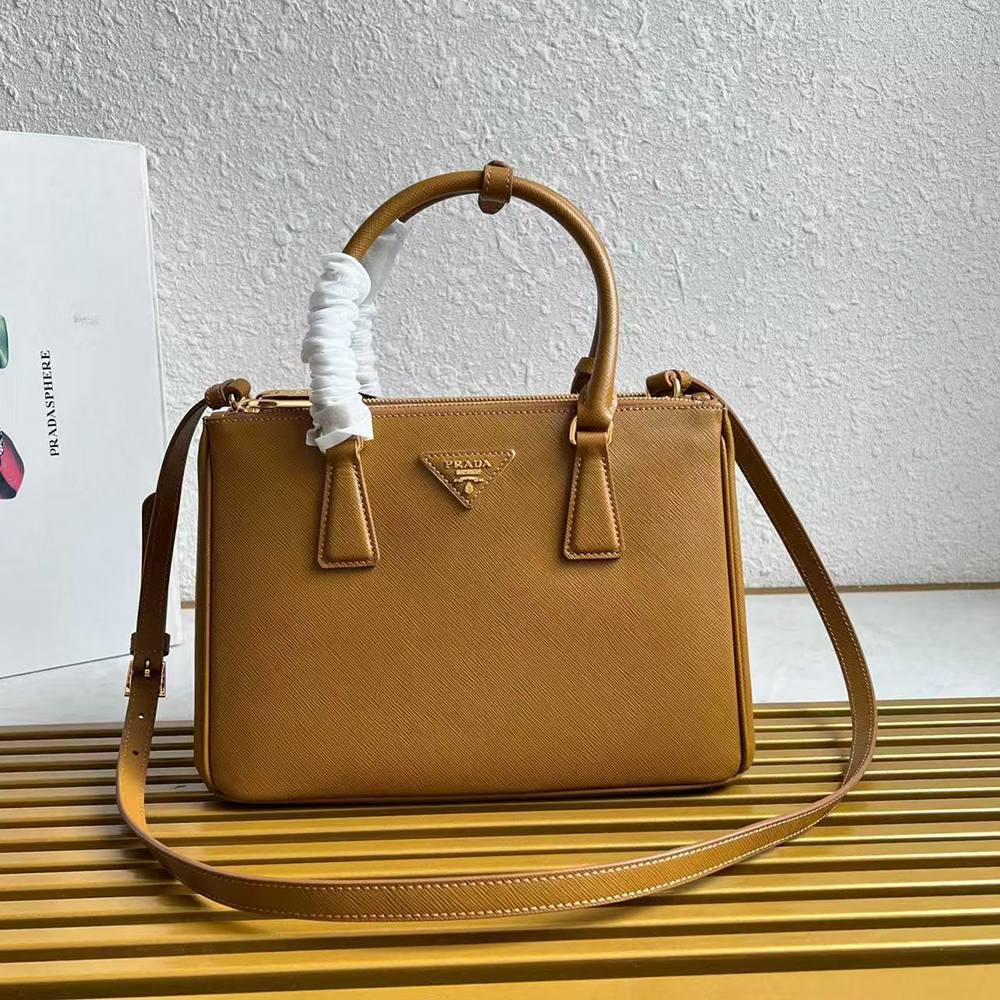 Pra*a galleria saffiano leather bags 1ba863 28*20*12cm