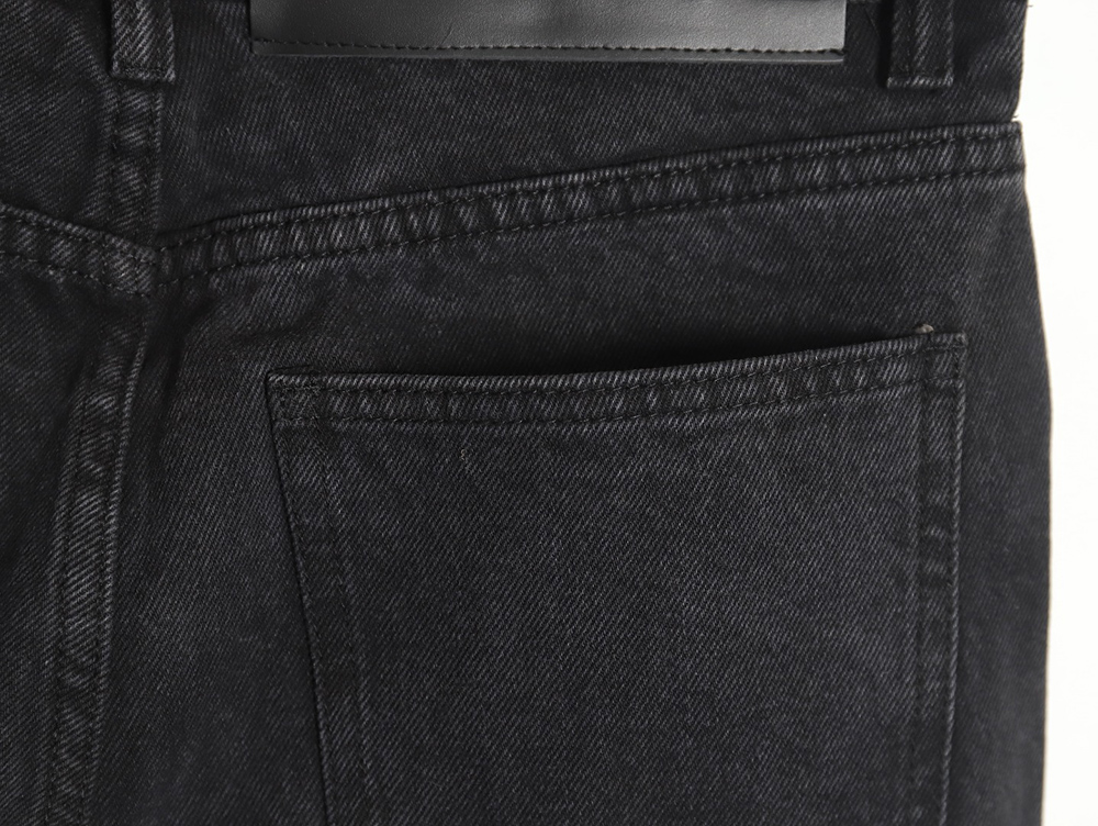 L0ew* denim embroidered denim pants