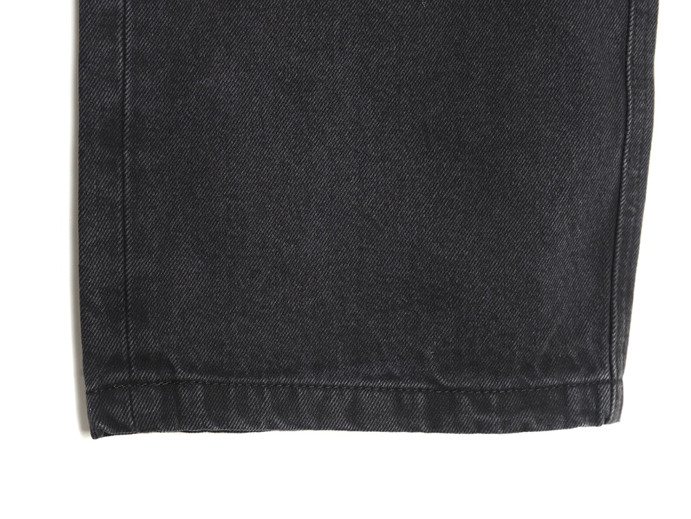 L0ew* denim embroidered denim pants