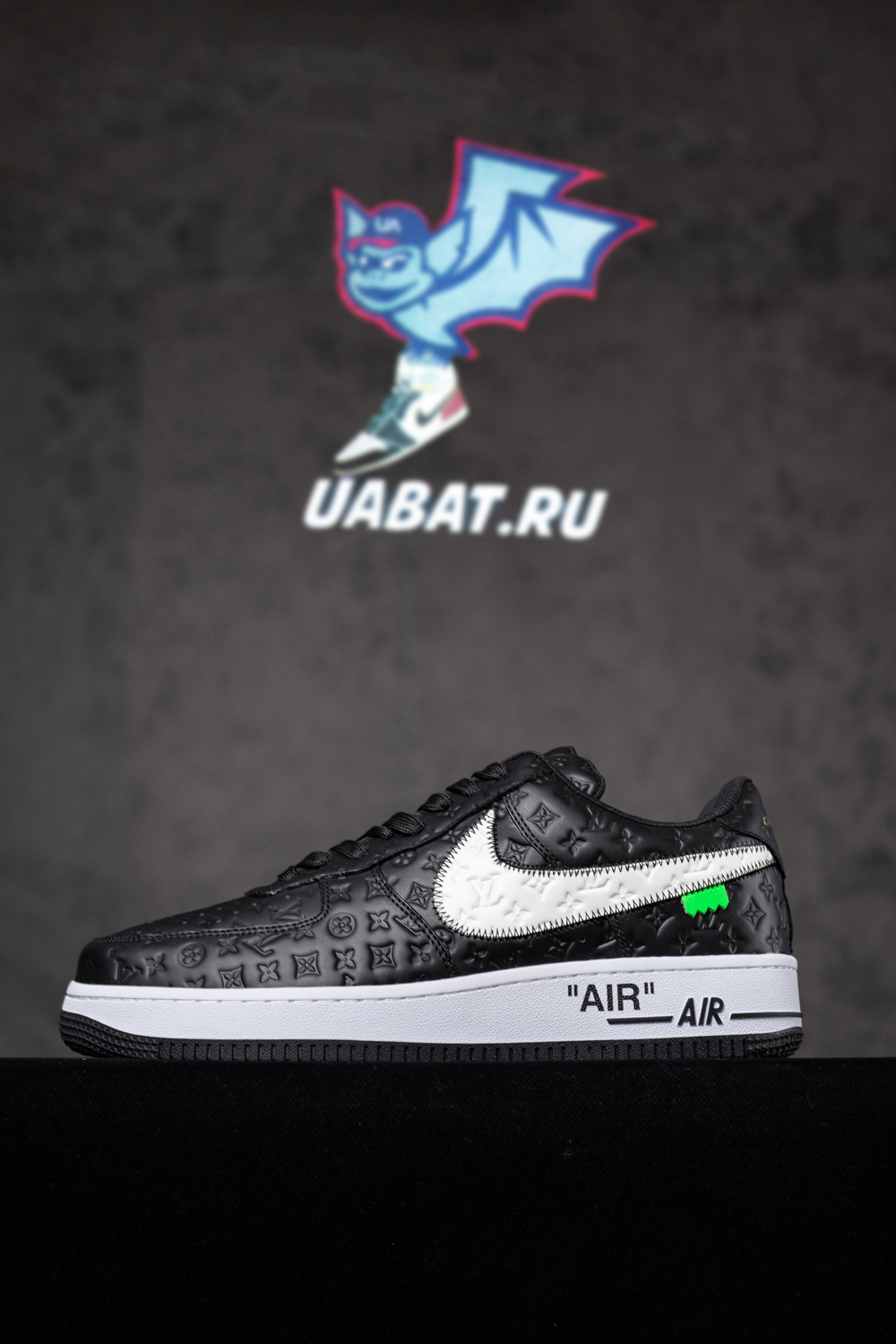 l0*is V*t0n x nike air force 1 low “black”