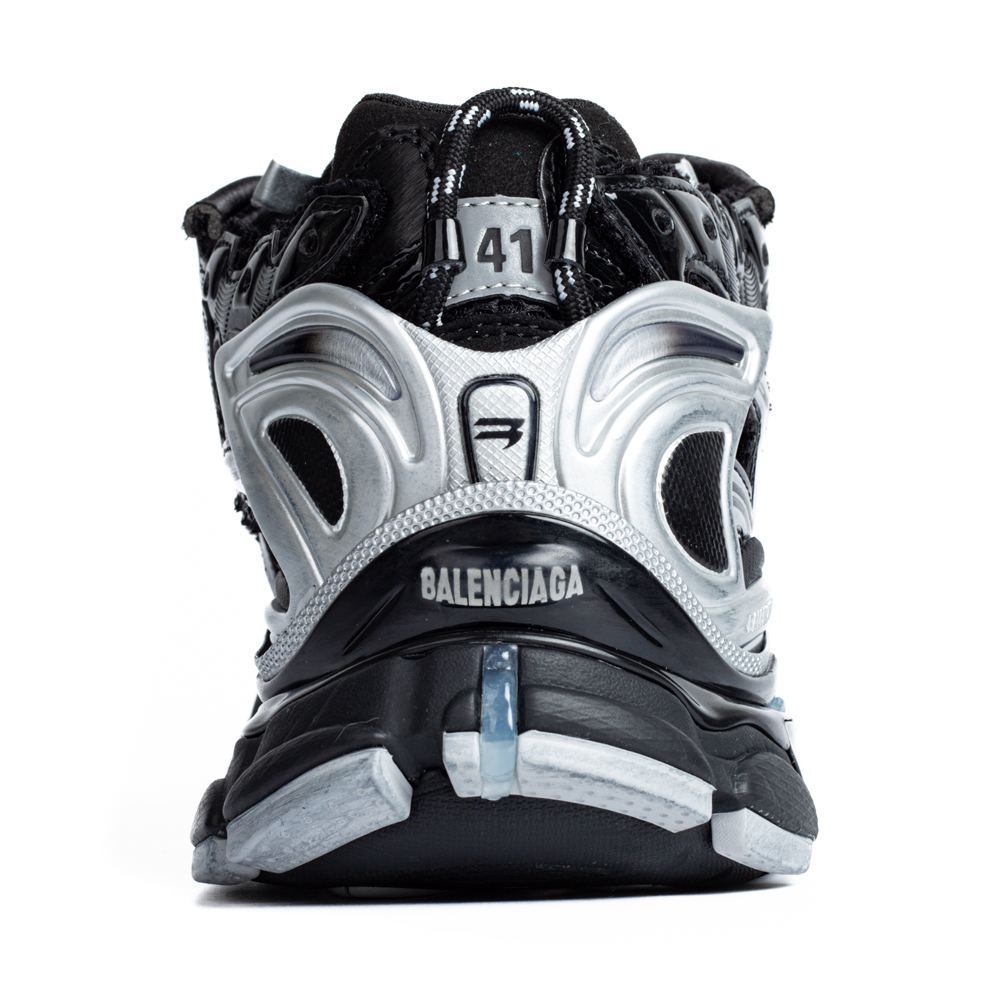 Ba*len*cia*ga runner sneaker "black silver"