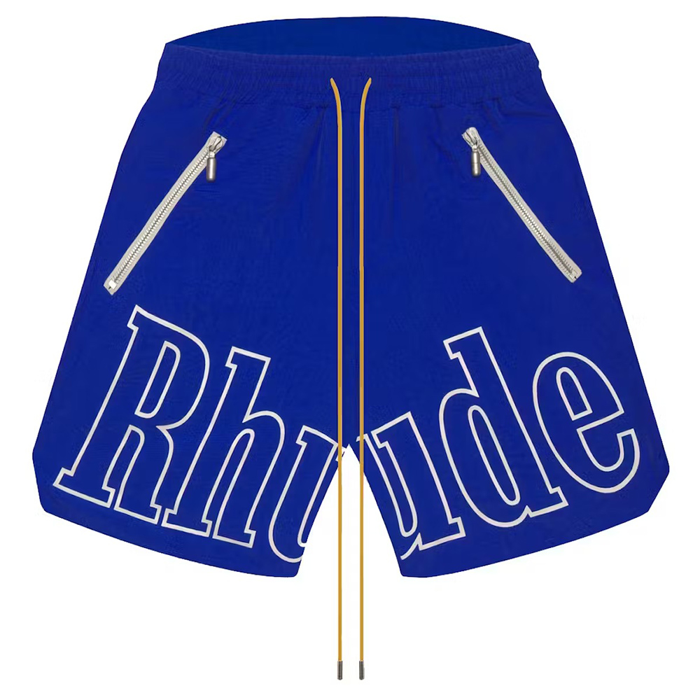 Rhude RH Logo Shorts Blue