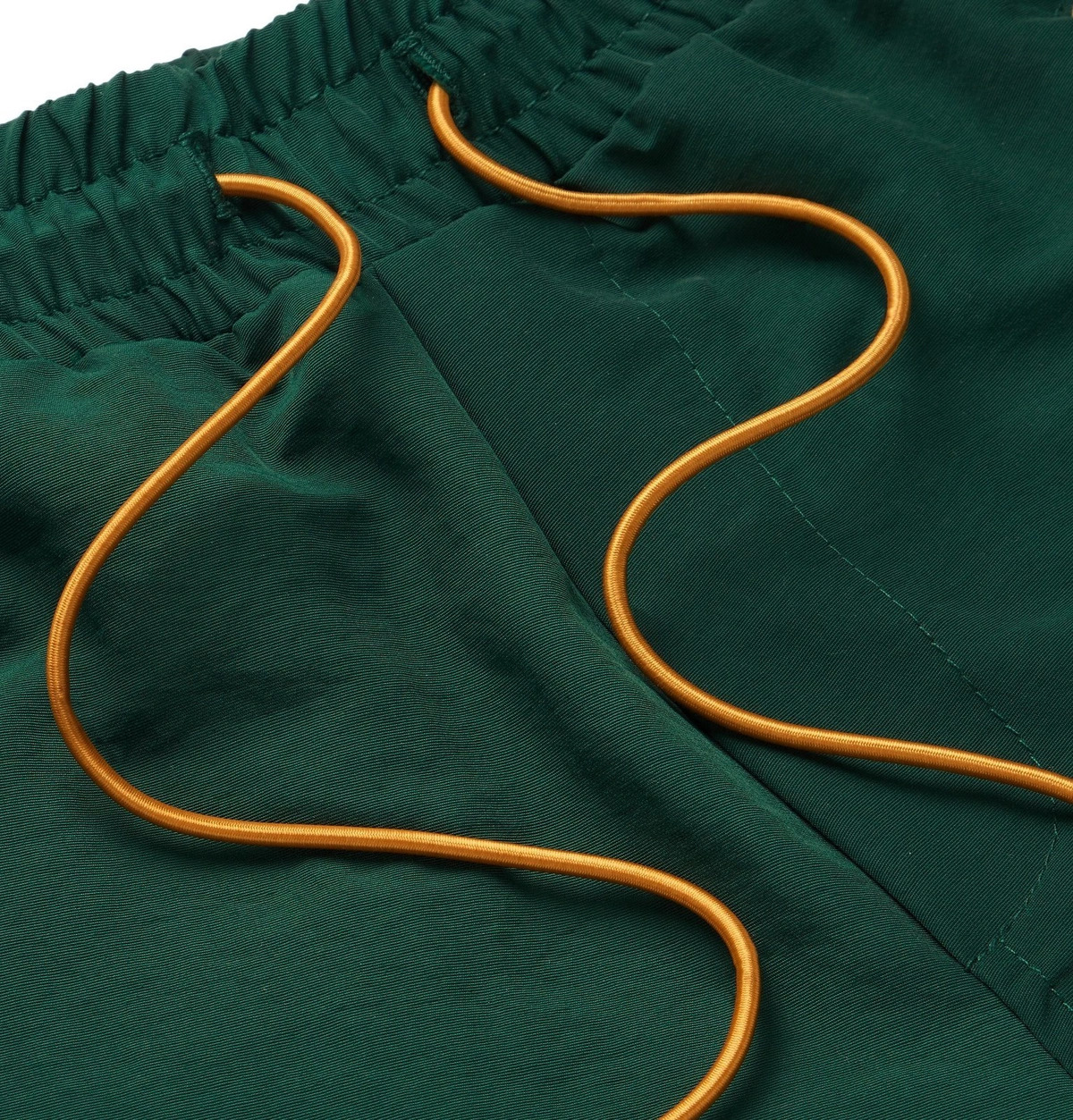 Rhude Logo Print Shell Drawstring Shorts - Green