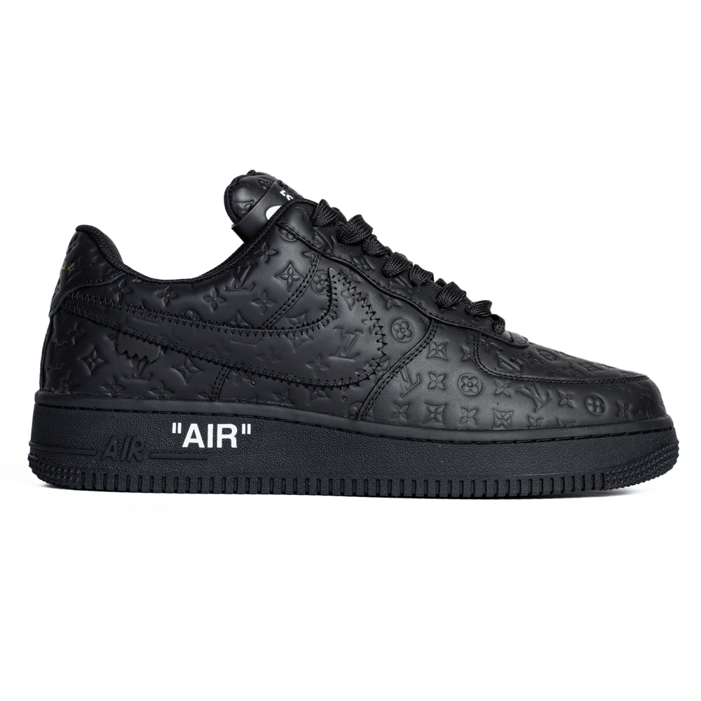 l0*is V*t0n & nike air force 1 virgil abloh ''black''