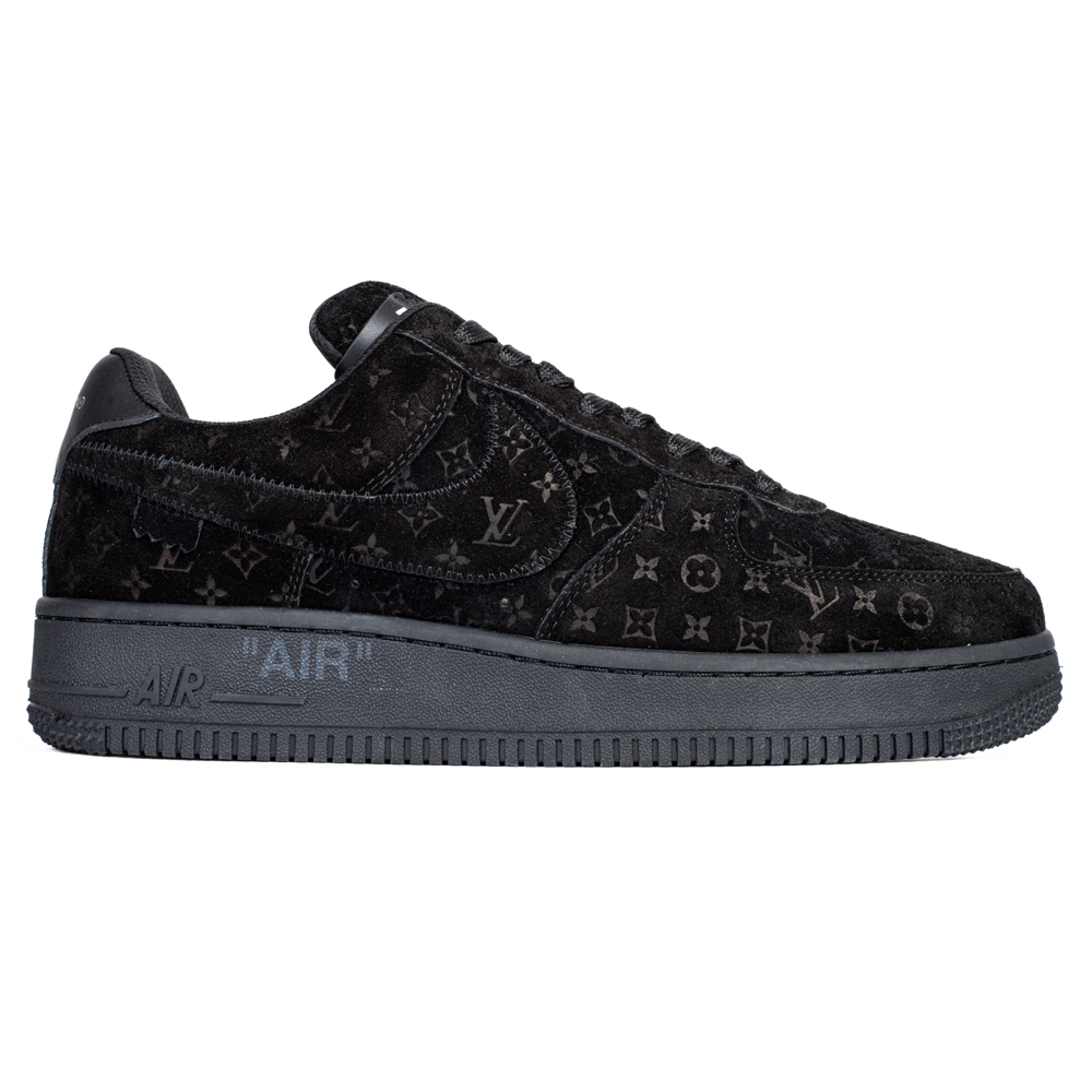 l0*is V*t0n & nike air force 1 virgil abloh ''triple black''