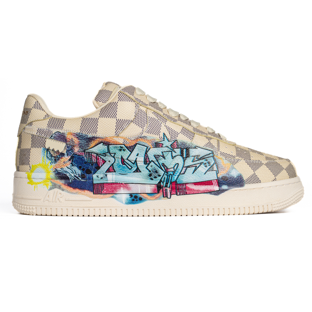 l0*is V*t0n & nike air force 1 virgil abloh ''graffiti''