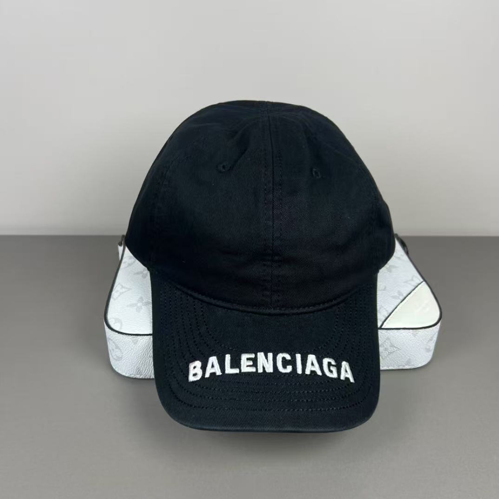 Ba*len*cia*ga cotton twill baseball hats c32308