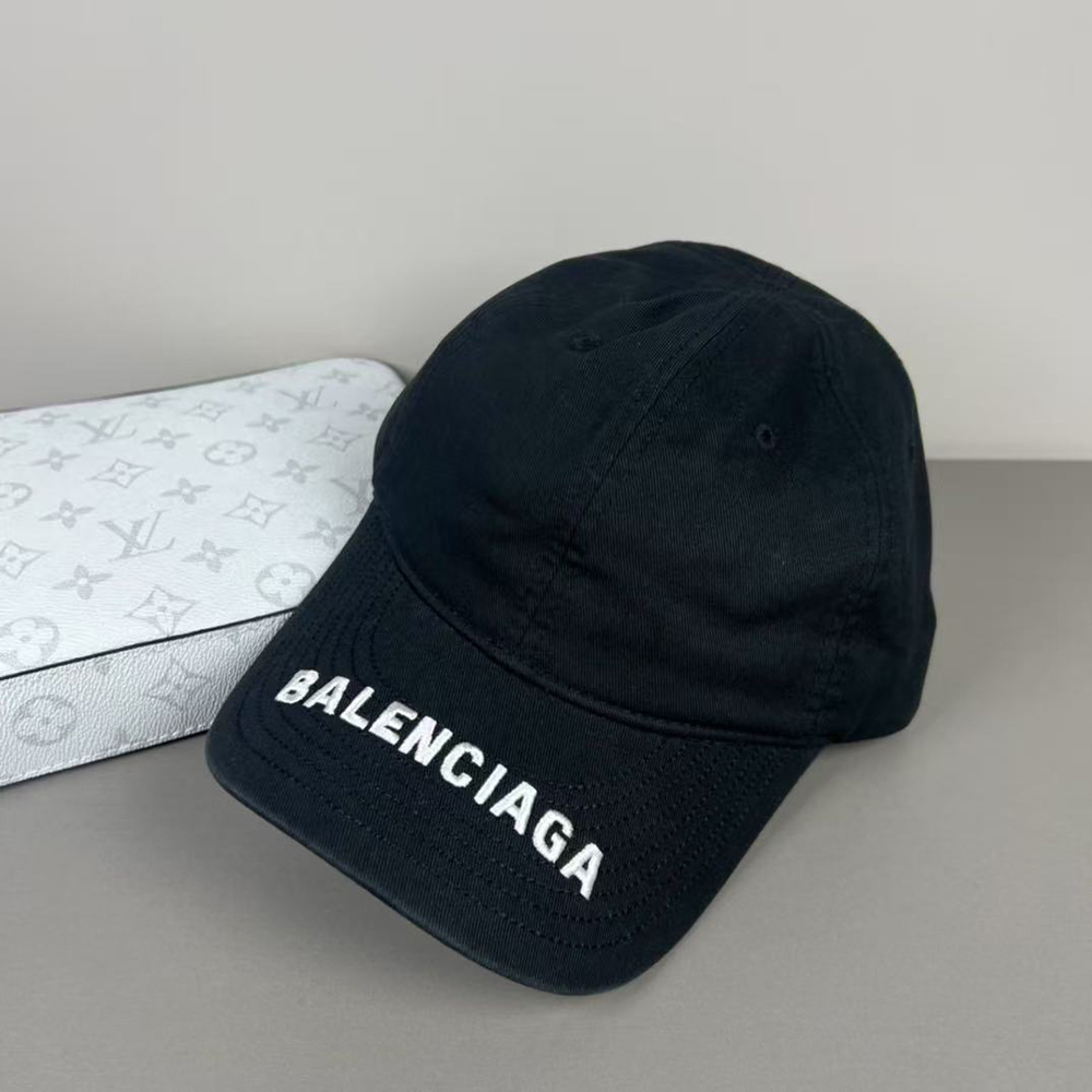 Ba*len*cia*ga cotton twill baseball hats c32308