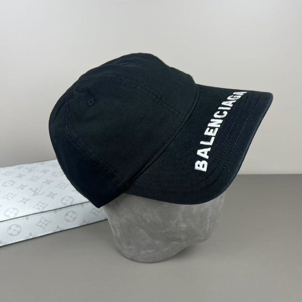 Ba*len*cia*ga cotton twill baseball hats c32308