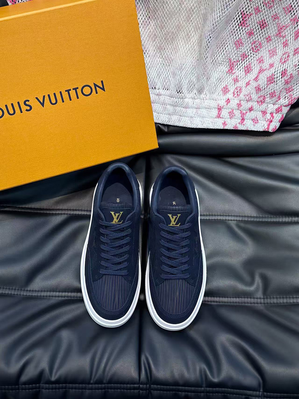 l0*is V*t0n beverly hills sneaker"dark blue"