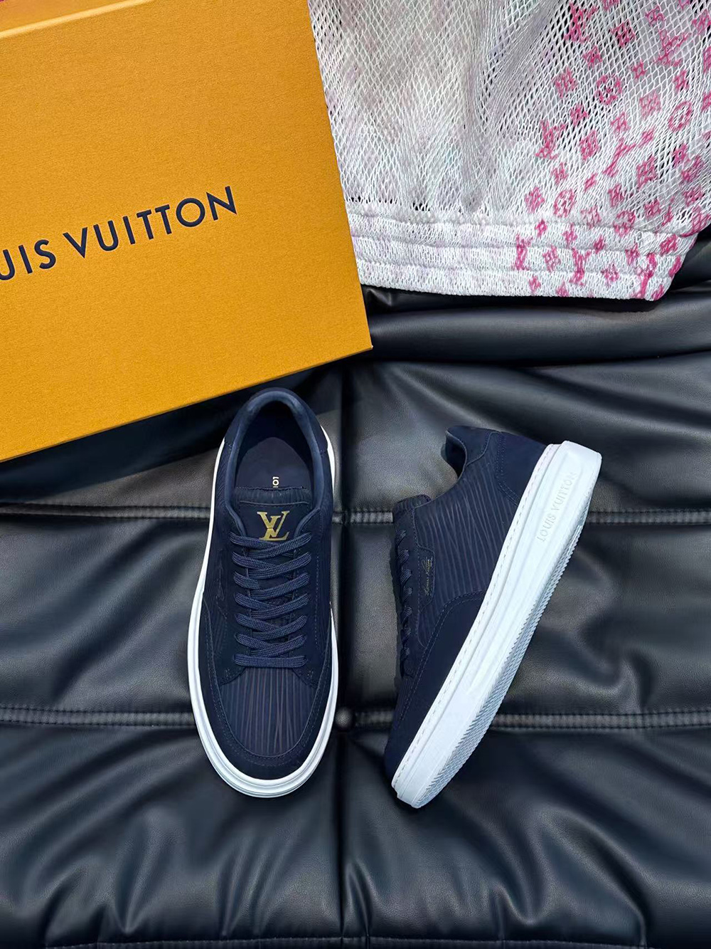 l0*is V*t0n beverly hills sneaker"dark blue"