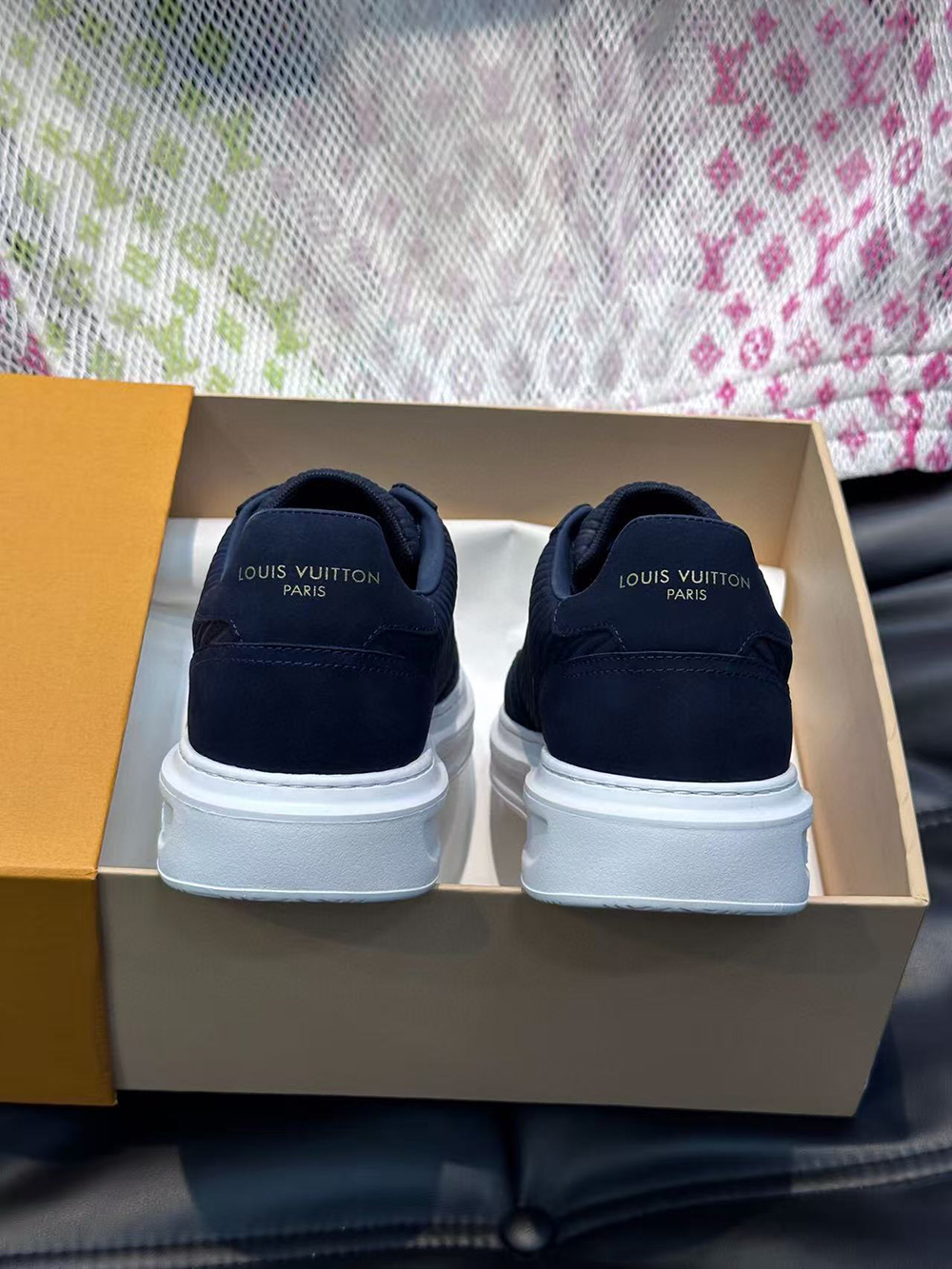 l0*is V*t0n beverly hills sneaker"dark blue"