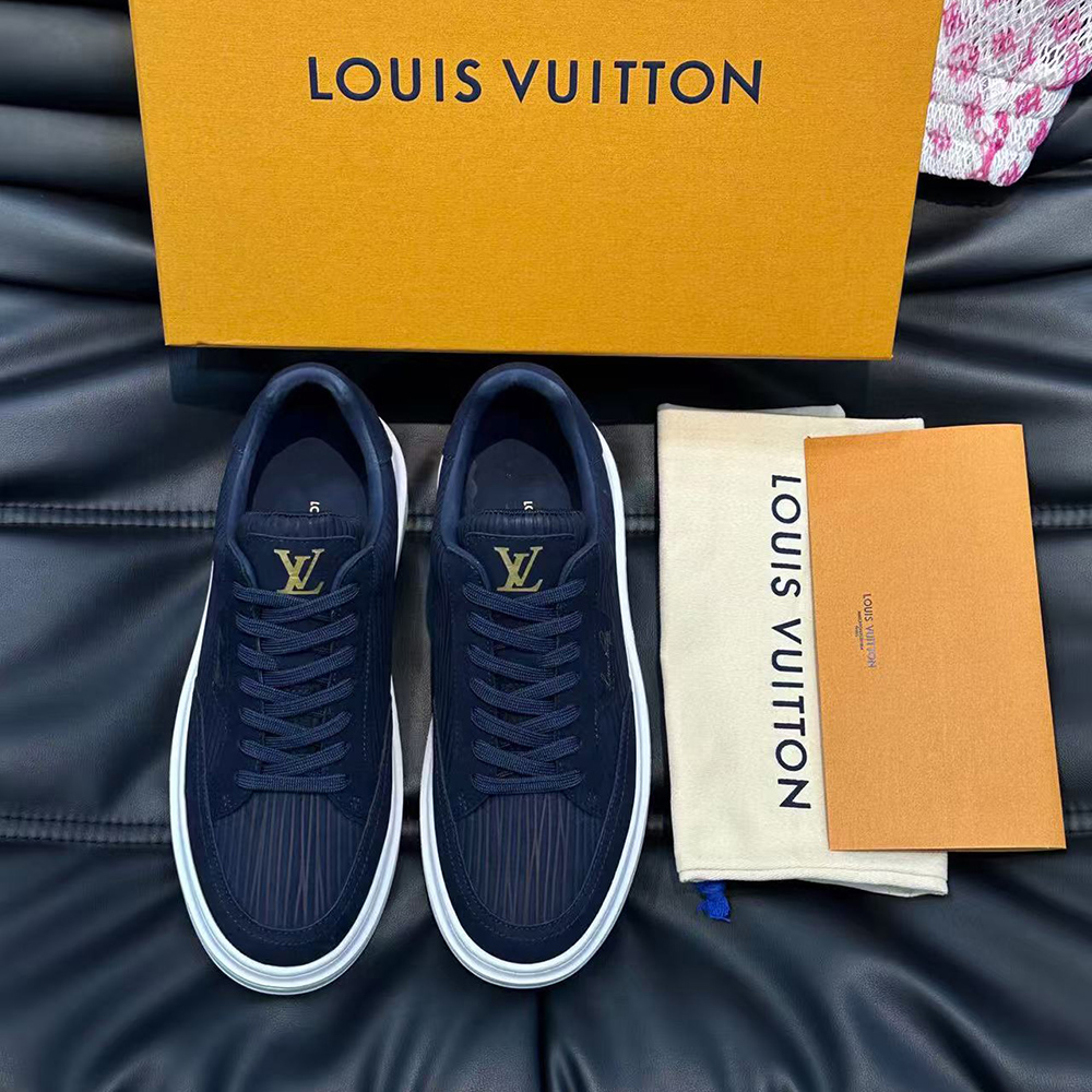 l0*is V*t0n beverly hills sneaker"dark blue"
