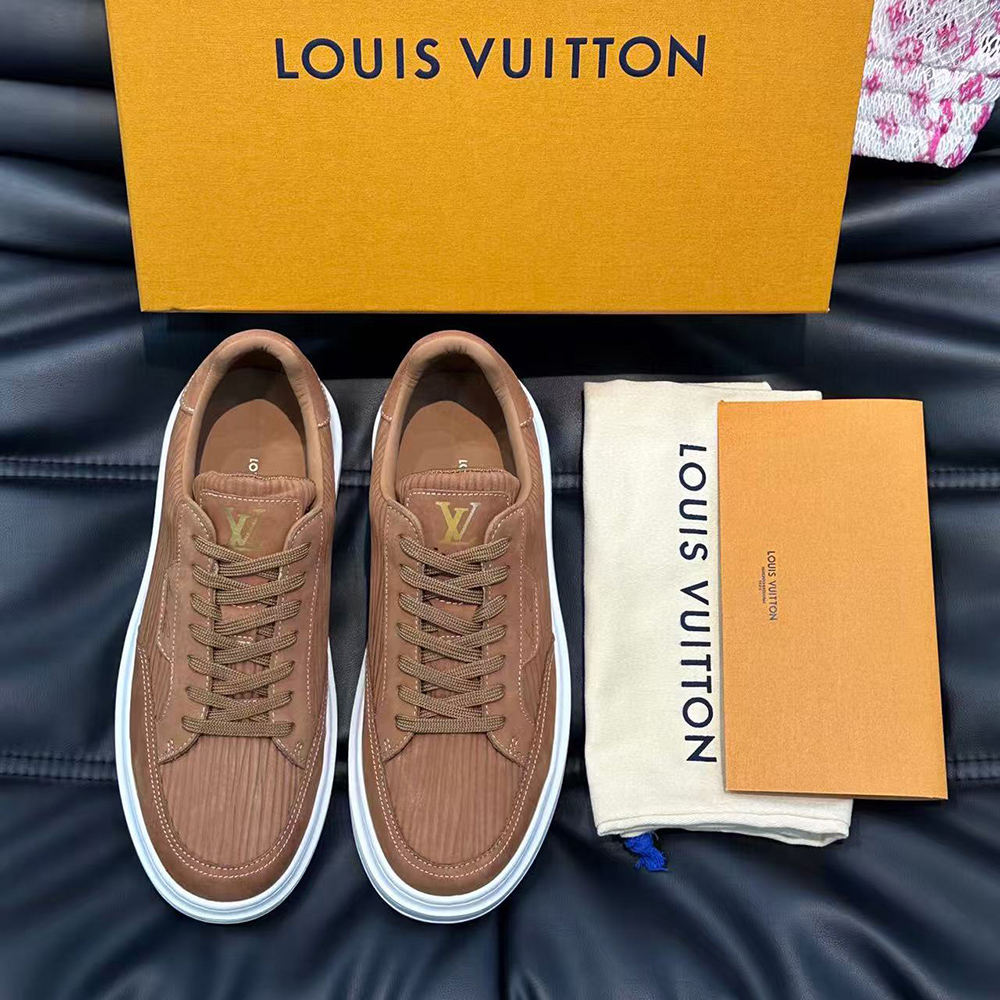 l0*is V*t0n beverly hills sneaker"brown"