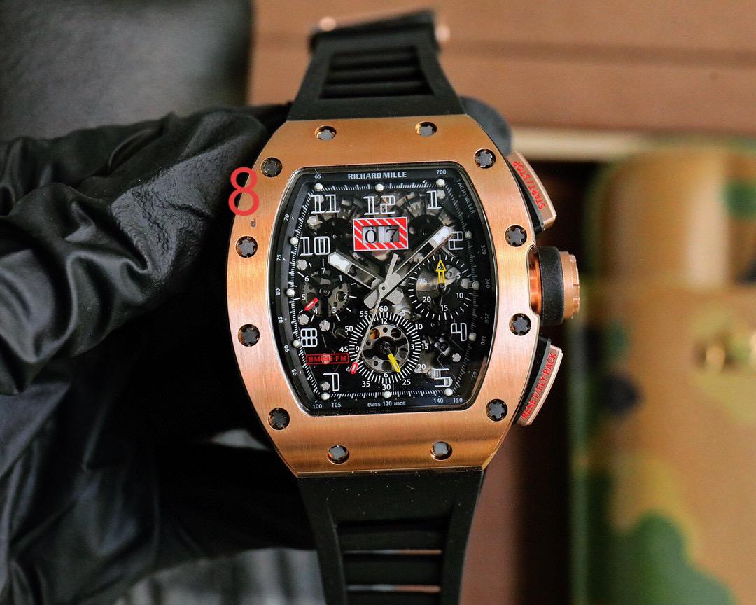 best swiss S*per clone richard mille rm 011 felipe massa replica watch