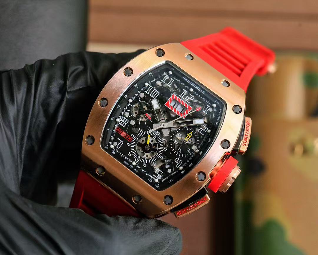 best swiss S*per clone richard mille rm 011 felipe massa replica watch