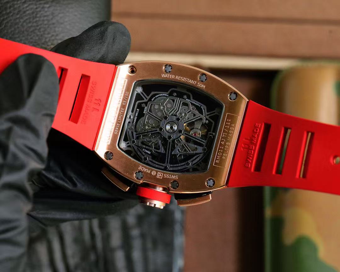 best swiss S*per clone richard mille rm 011 felipe massa replica watch