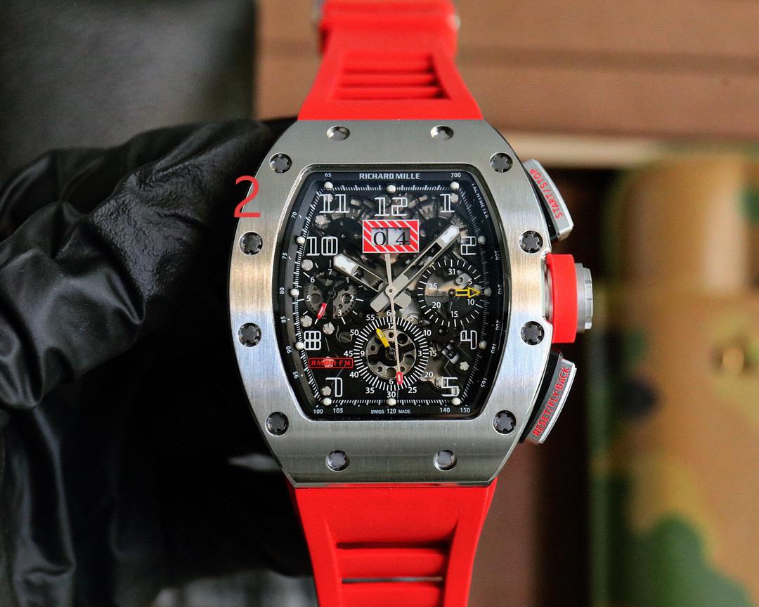 best swiss S*per clone richard mille rm 011 felipe massa replica watch