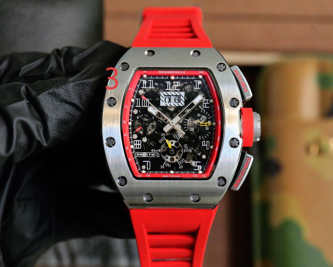 best swiss S*per clone richard mille rm 011 felipe massa replica watch