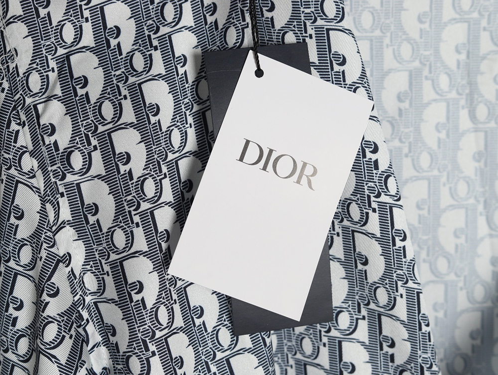 D*or monogram print shirt
