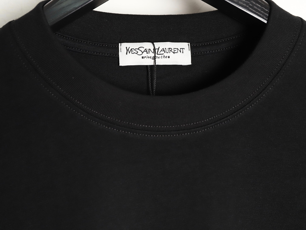 yves Sa**t Lau*nt graffiti print short-sleeved t-shirt