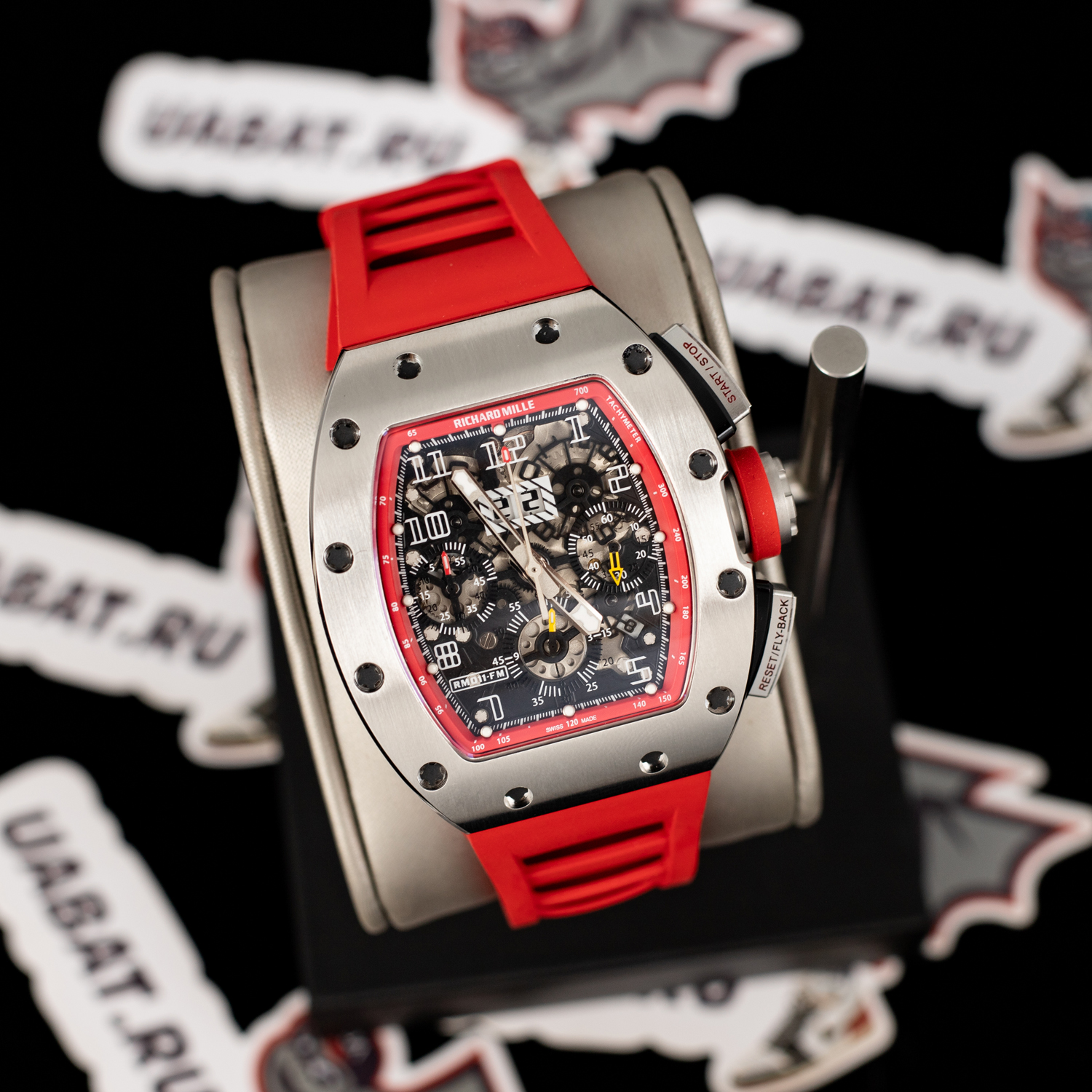 best swiss S*per clone richard mille rm 011 felipe massa replica watch