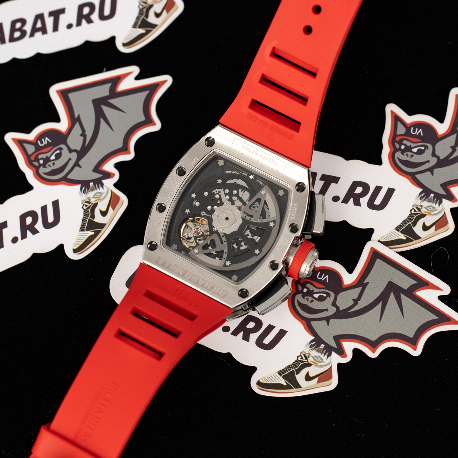 best swiss S*per clone richard mille rm 011 felipe massa replica watch