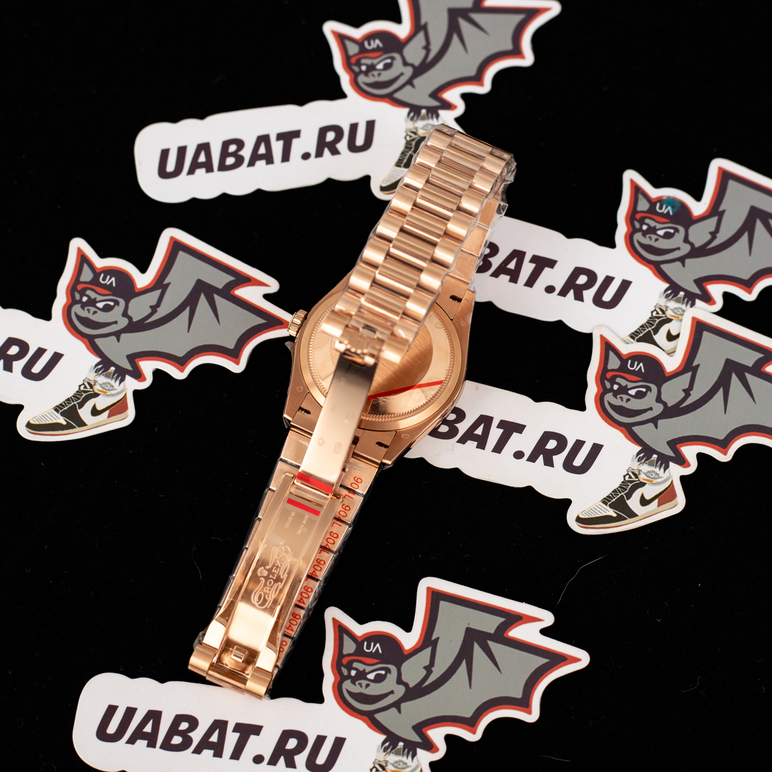 R*l*x - daydate 36mm flt pres rg/rg brown diam ewf a3255 mod