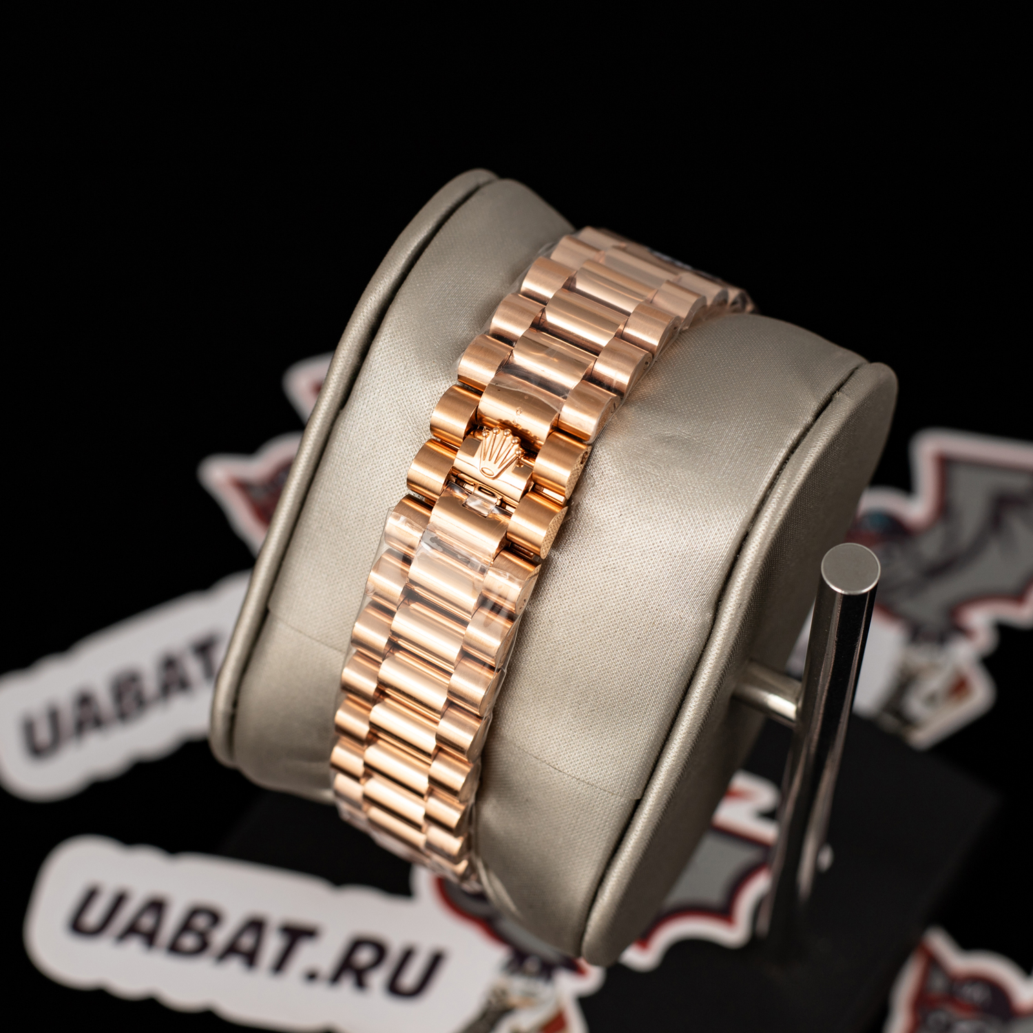 R*l*x - daydate 36mm flt pres rg/rg brown diam ewf a3255 mod