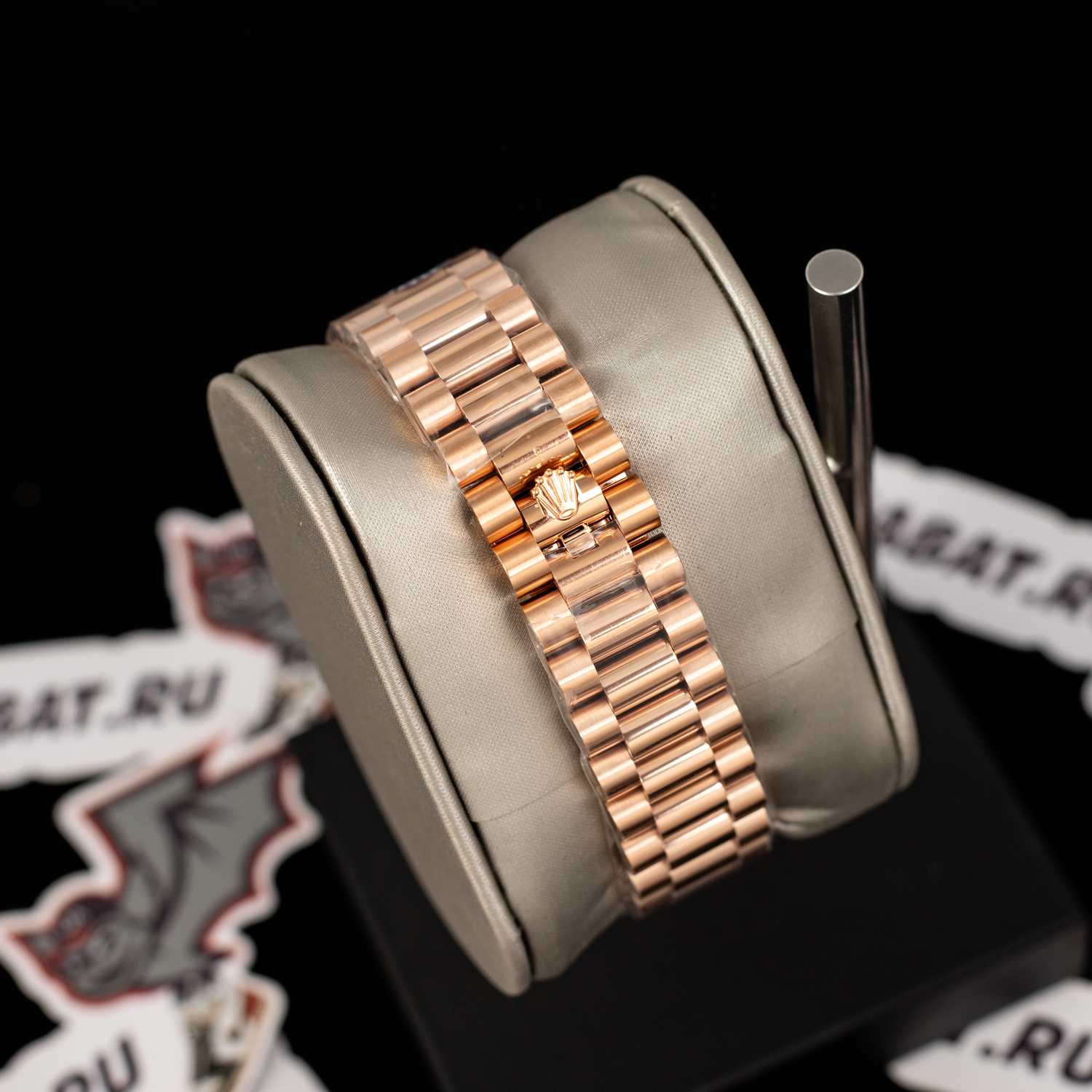 R*l*x - daydate 36mm flt pres rg/rg brown diam ewf a3255 mod