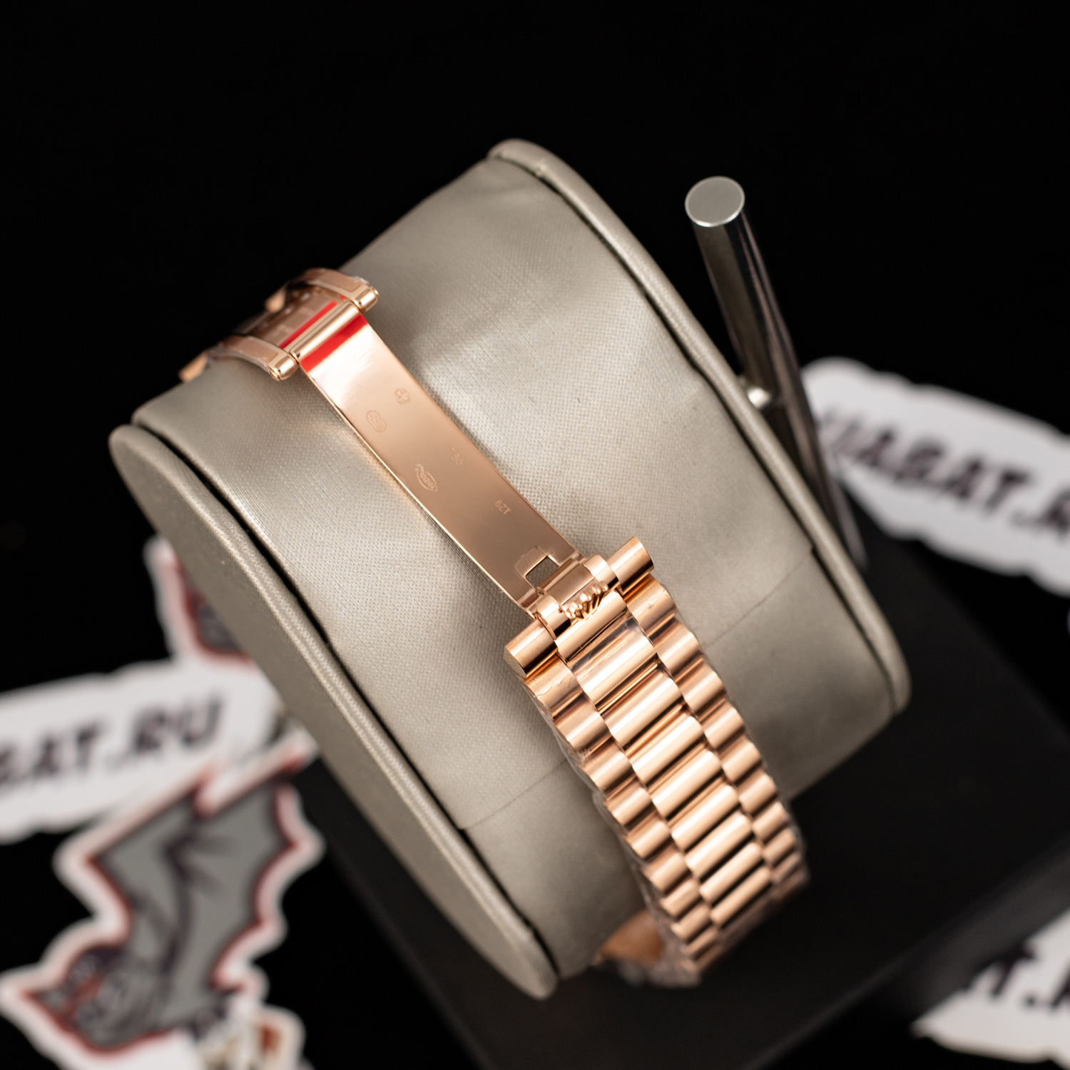 R*l*x - daydate 36mm flt pres rg/rg brown diam ewf a3255 mod