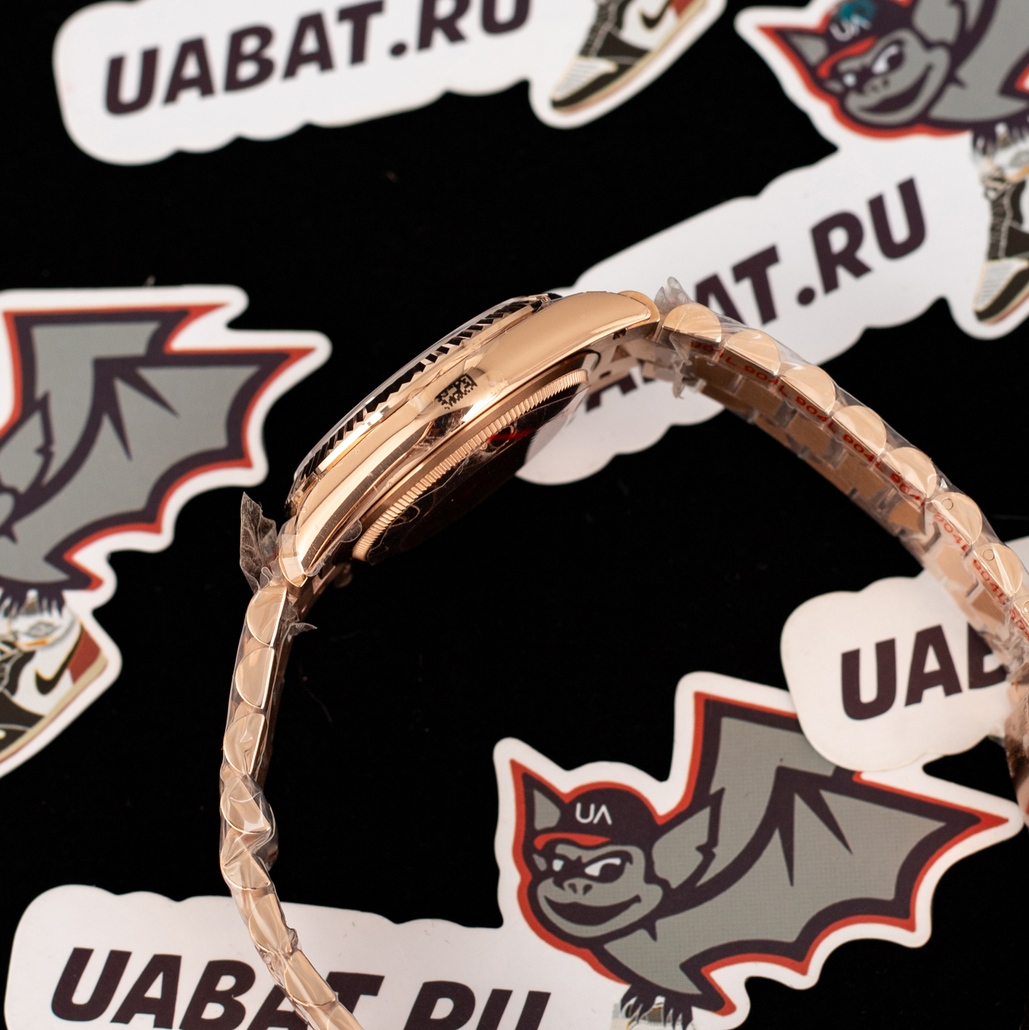 R*l*x - daydate 36mm flt pres rg/rg brown diam ewf a3255 mod