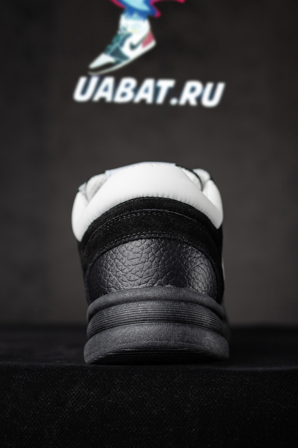 Ch*el cc low-top sneakers black & white