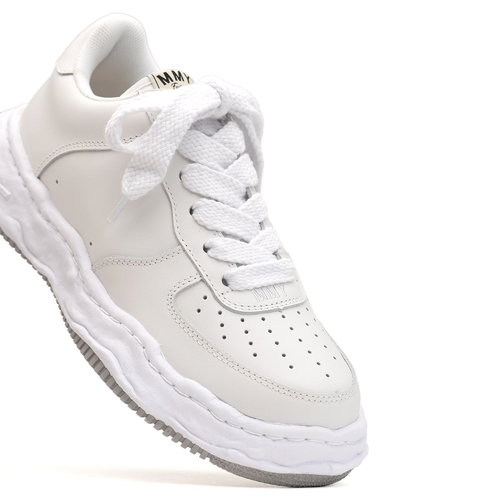 Ma*s*n mihara yasuhiro "wayne" og sole leather low-top sneaker