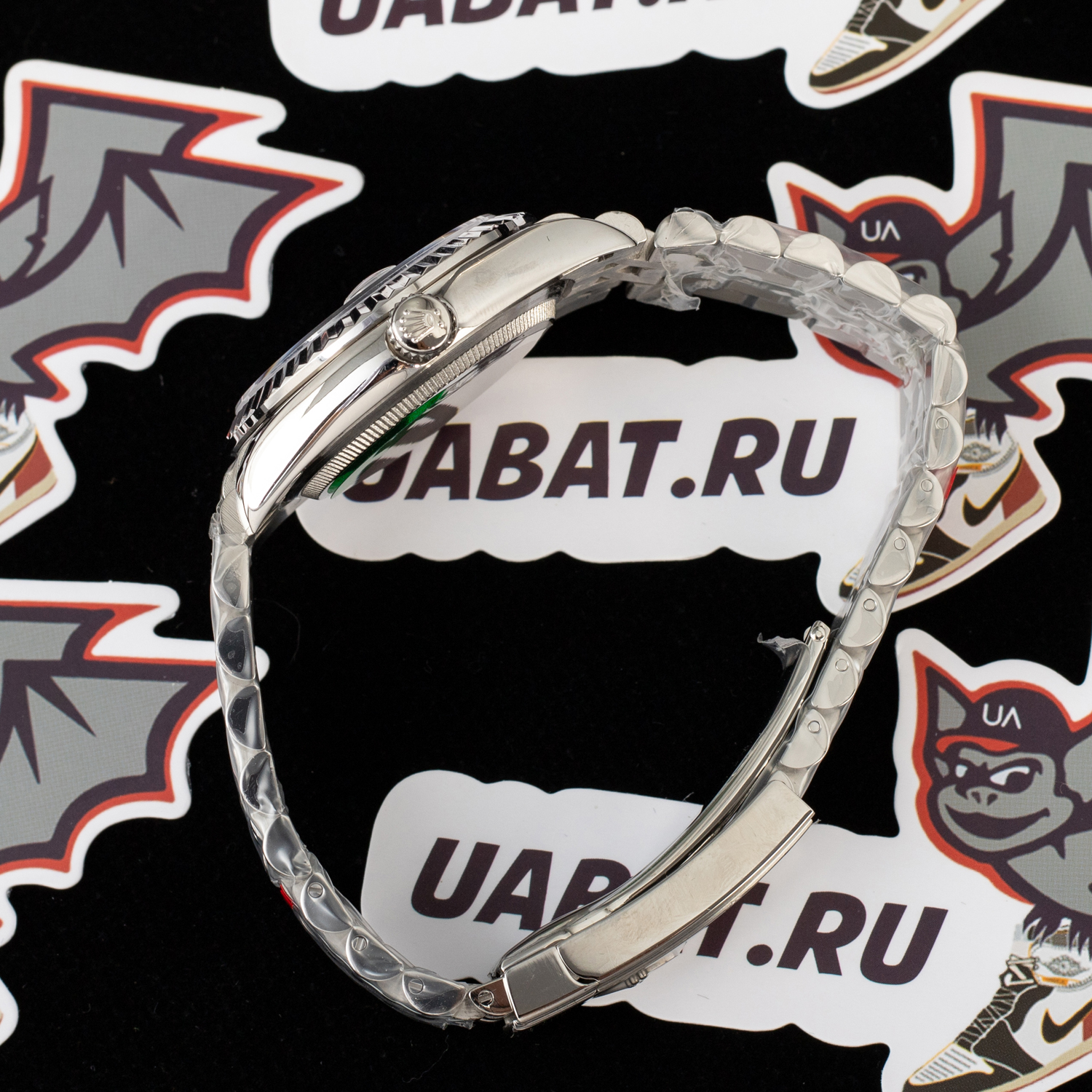 R*l*x - dj 36mm jub flt ss/ss white mop roman bp a3135 mod