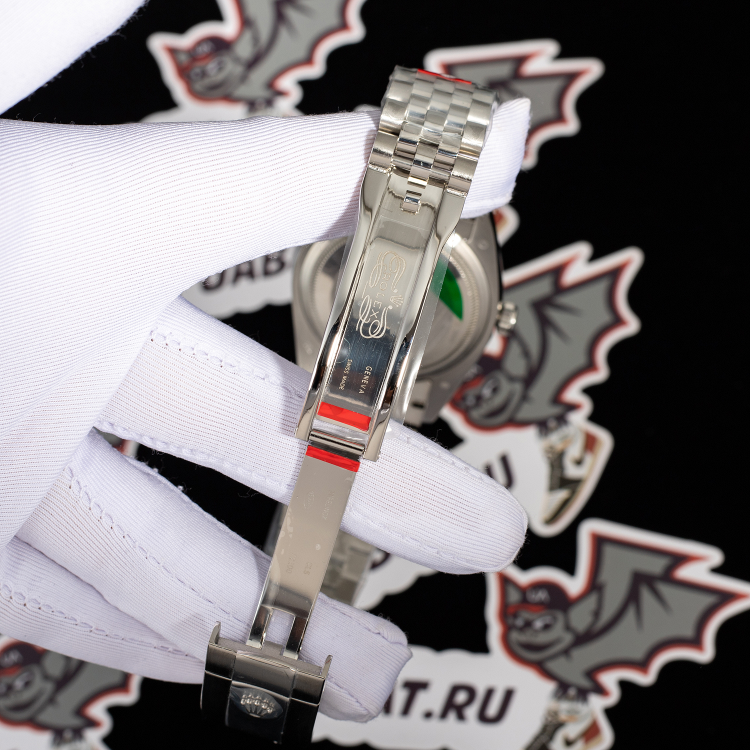 R*l*x - dj 36mm jub flt ss/ss white mop roman bp a3135 mod