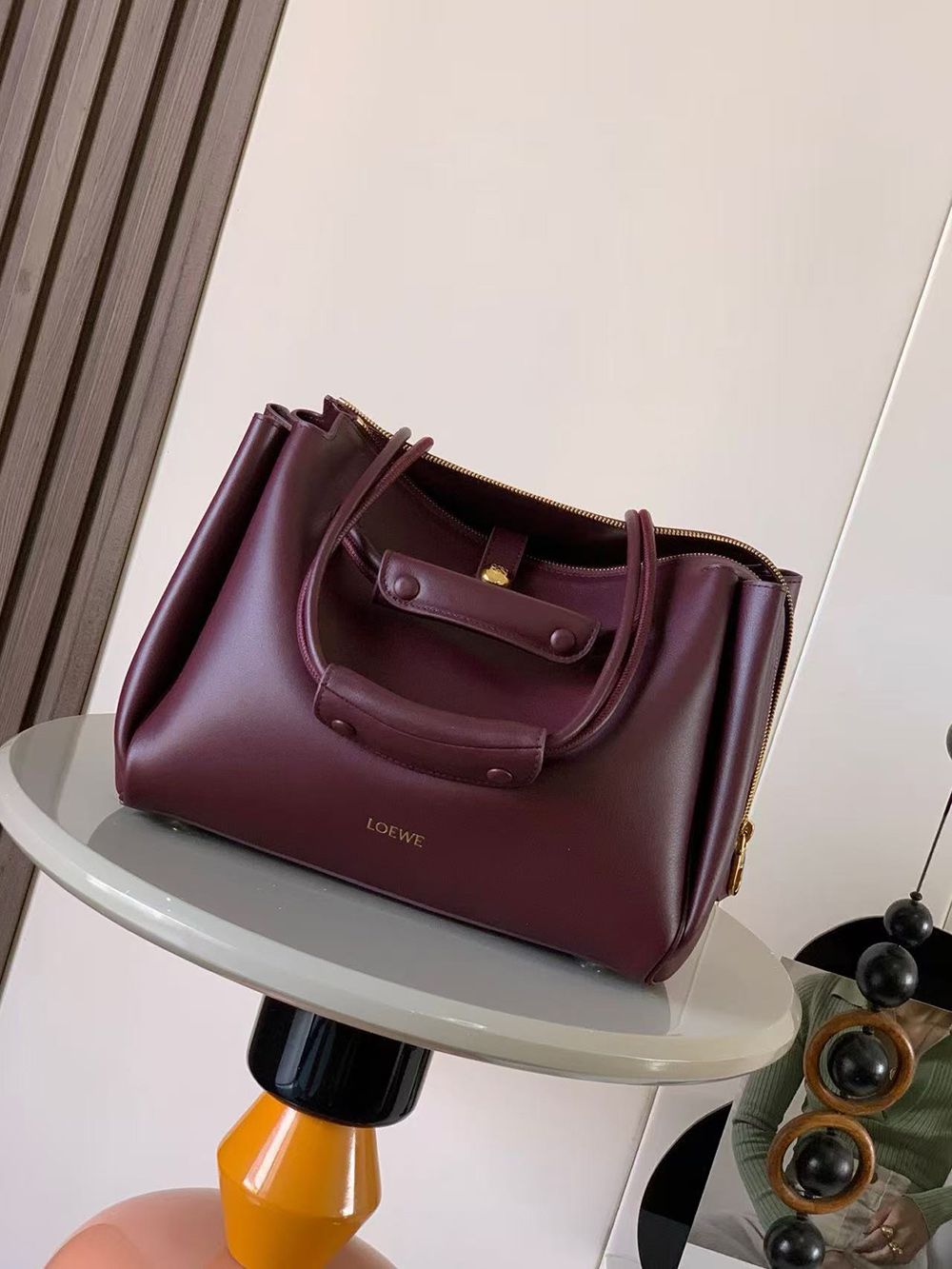 l0ew* madrid bag in S*pple calfskin